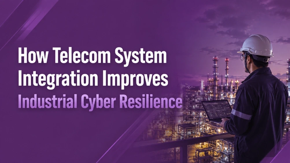 How Telecom System Integration Improves Industrial Cyber Resilience